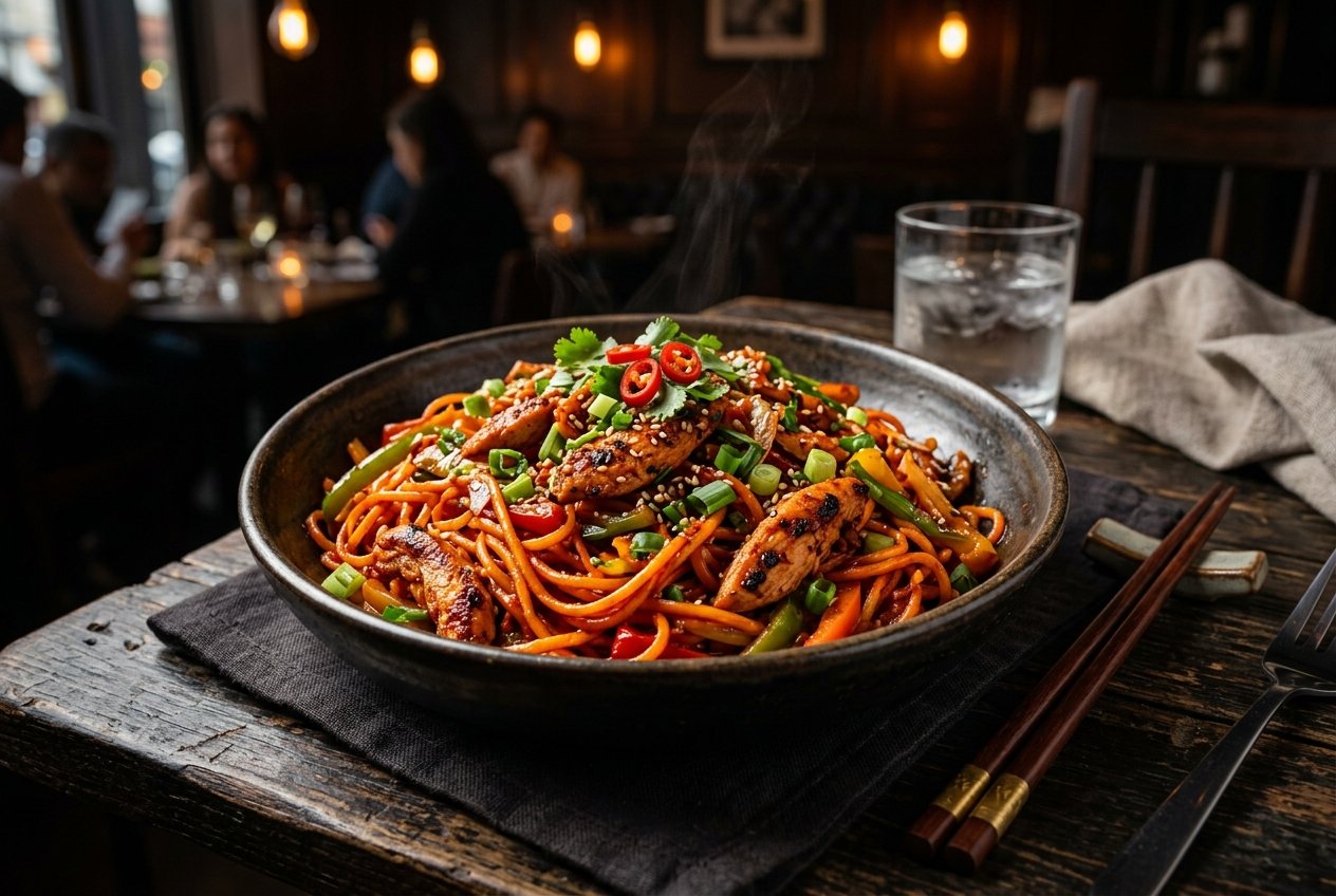 Chicken Schezwan Noodles