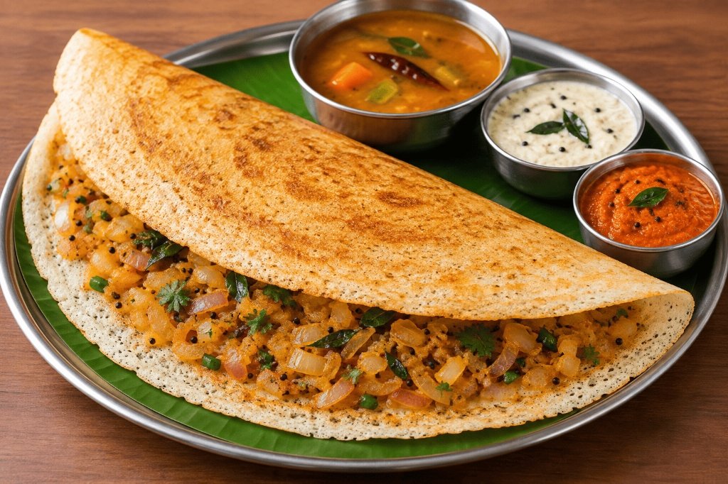 Onion Masala Dosa