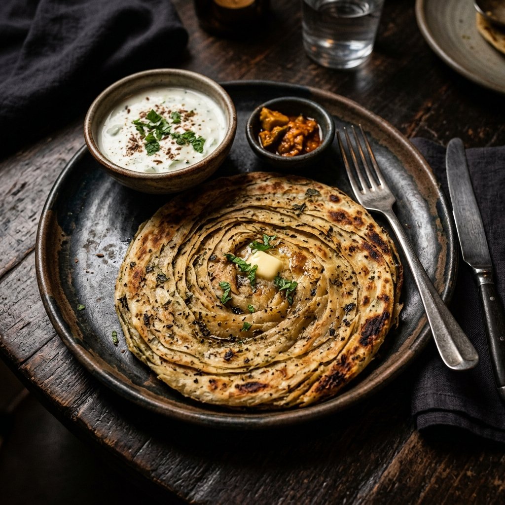 Pudina Paratha