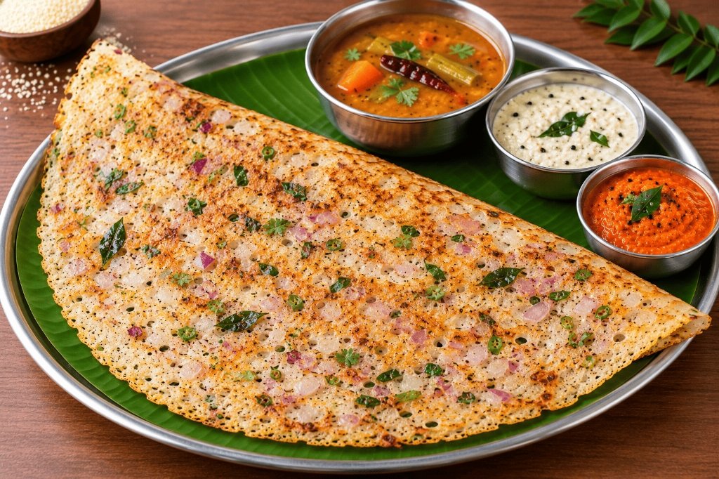 Rava Onion Dosa